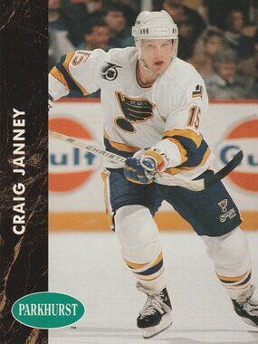 Craig Janney - 1992 Pro Set Hockey Card